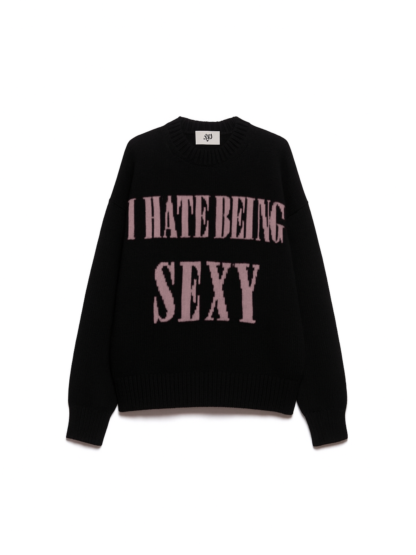 Aniye By Kolor Pullover aus schwarzem Wollmischgewebe