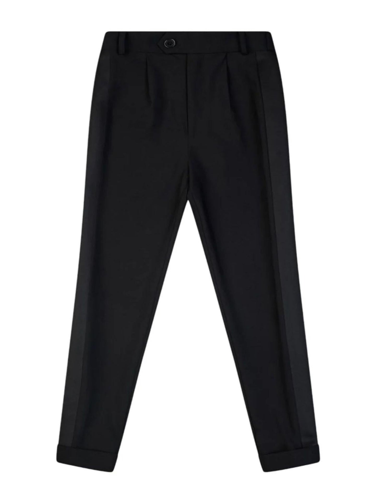 John Richmond Rab Hose mit schwarzen Falten