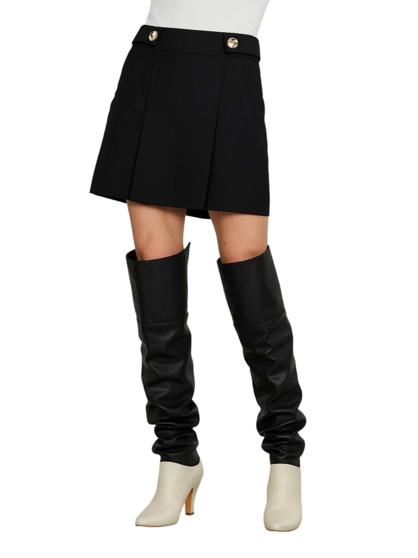 Relish gonna pantalone corta Ezra nero