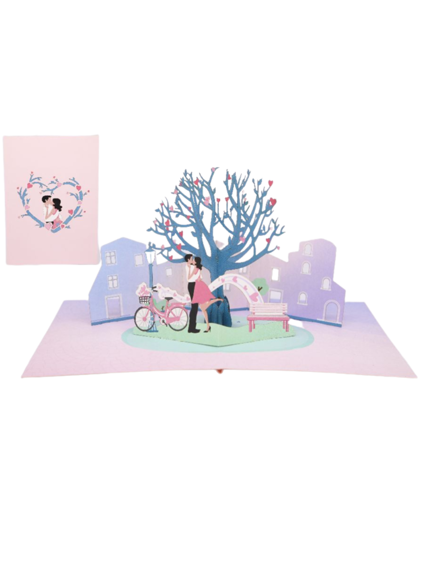 Origamo biglietto di auguri pop up fidanzati