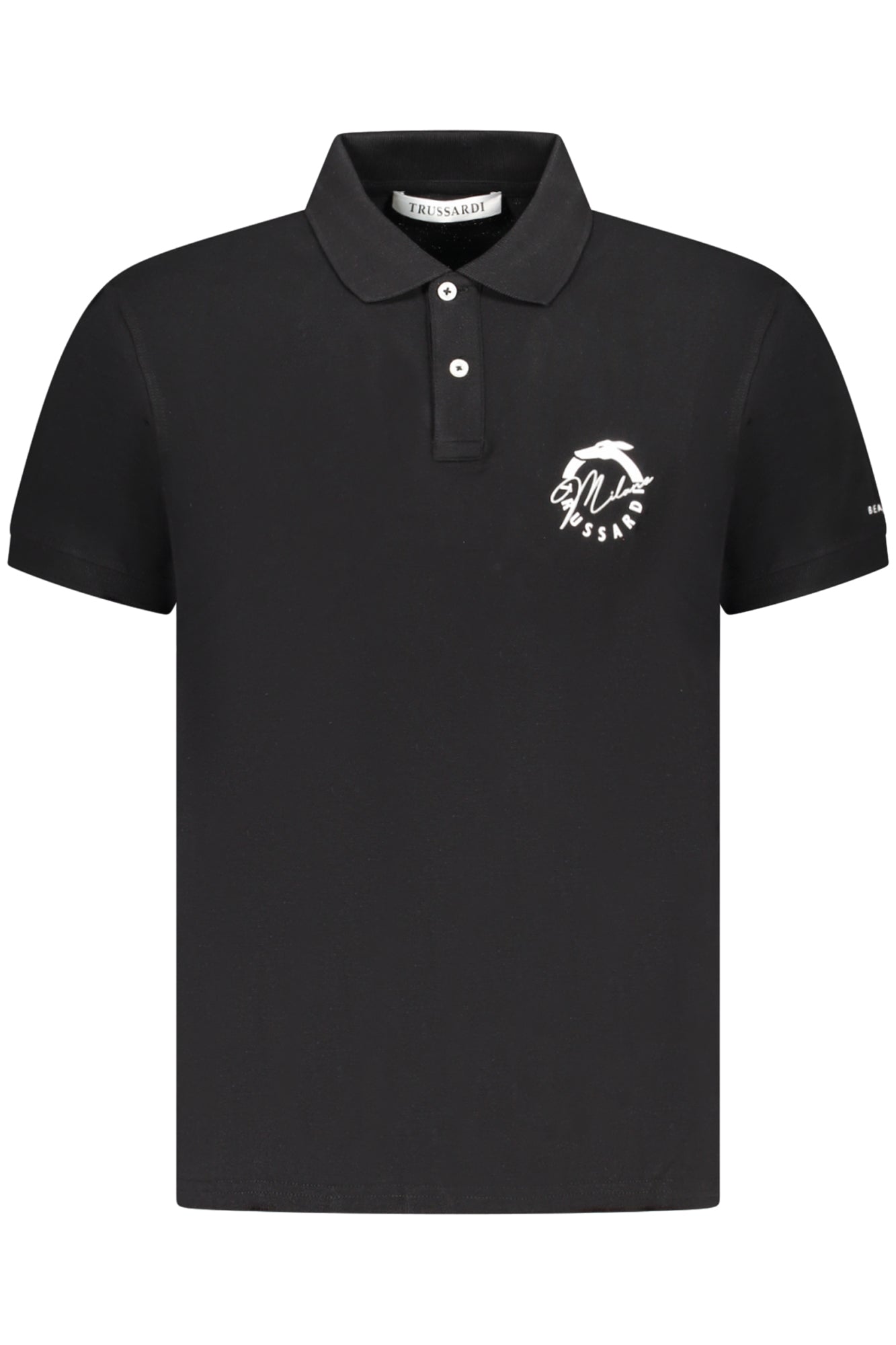 TRUSSARDI POLO MANICHE CORTE UOMO NERO