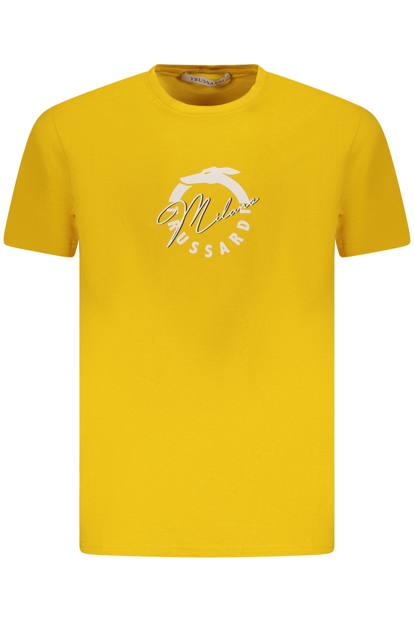 TRUSSARDI T-SHIRT MANICHE CORTE UOMO GIALLO