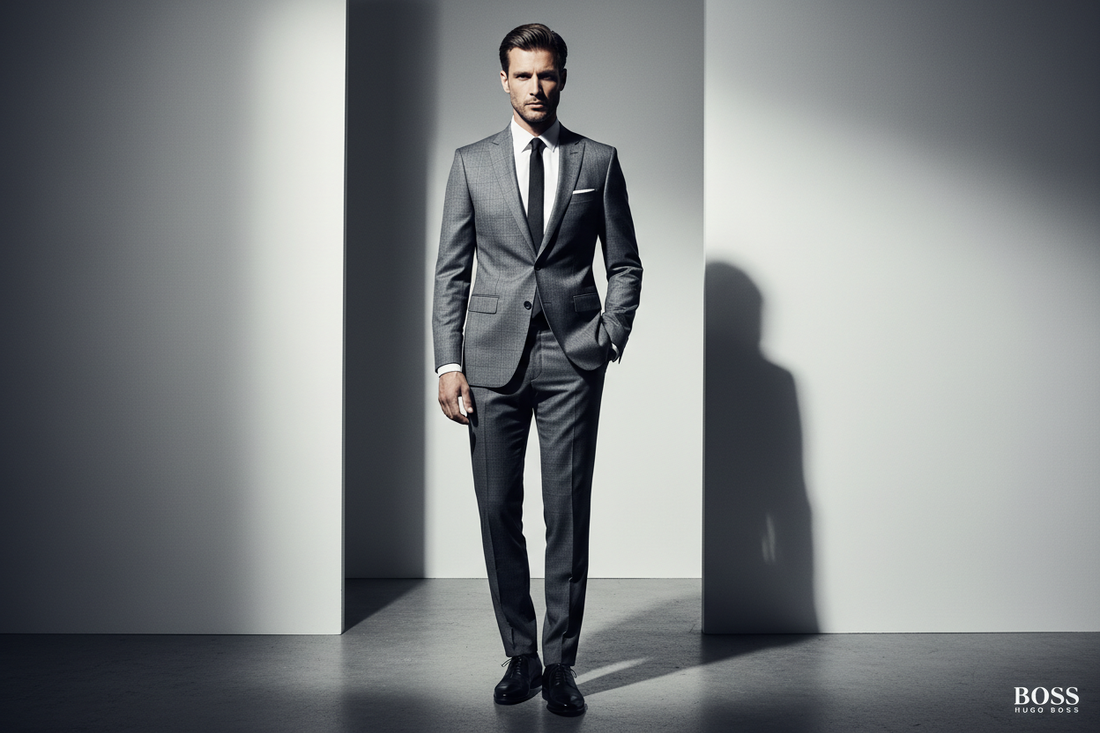 Boss Hugo Boss editoriale moderno menswear