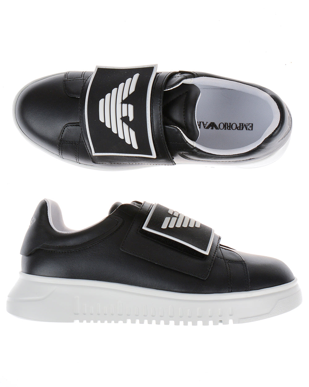 Sneakers Nere Emporio Armani, Taglia 40. - mem39