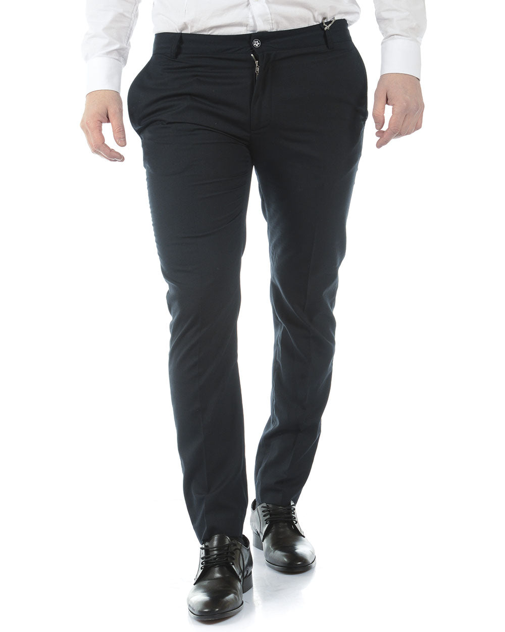 Pantaloni Nero Daniele Alessandrini - mem39