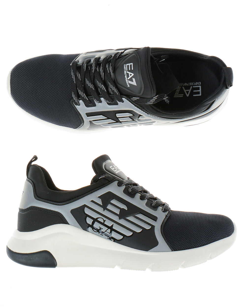 Sneakers Bianche EA7 Emporio Armani: Logo Stampato, Suola Rimovibile - mem39