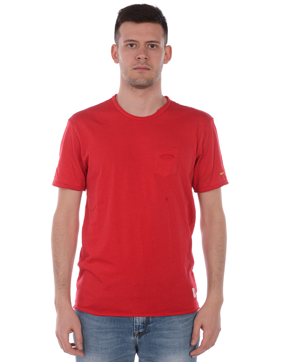 Maglia Daniele Alessandrini Rosso in Cotone - mem39