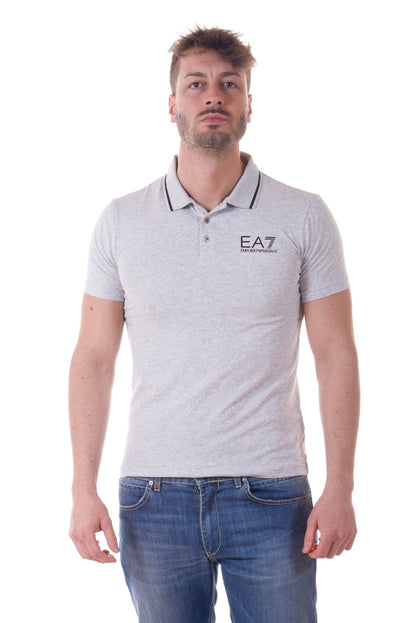 Polo EA7 Grigio XXL - Confort ed Eleganza - mem39