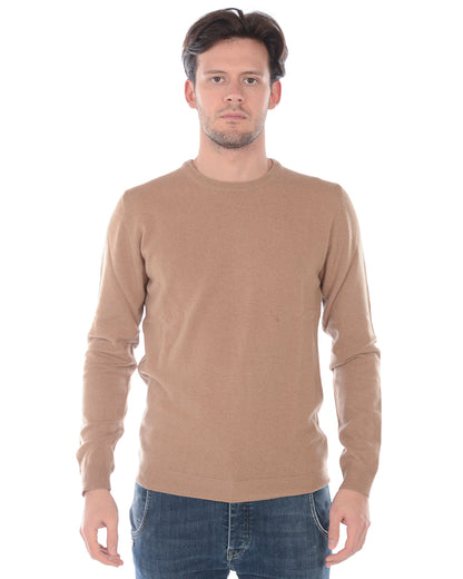 Maglia Beige Lana e Cashmere Daniele Alessandrini - mem39