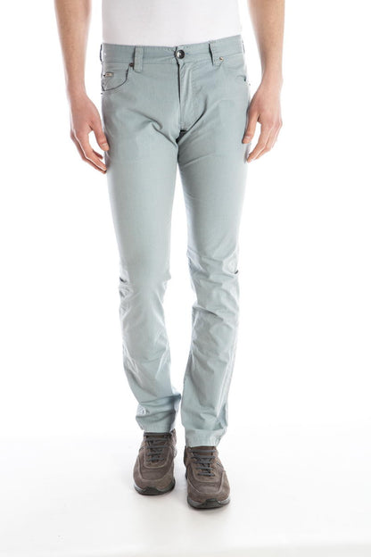 Pantaloni Slim Fit Armani Collezioni Grigio Scuro - mem39