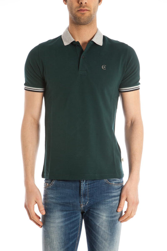 Polo Cerruti Verde con Colletto Staccabile - mem39