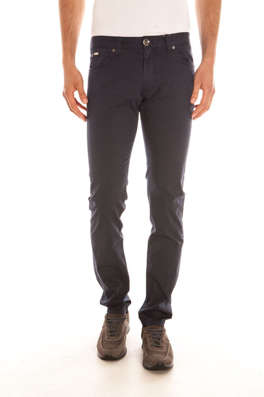 Pantaloni Armani Collezioni Blu Slim Fit - mem39