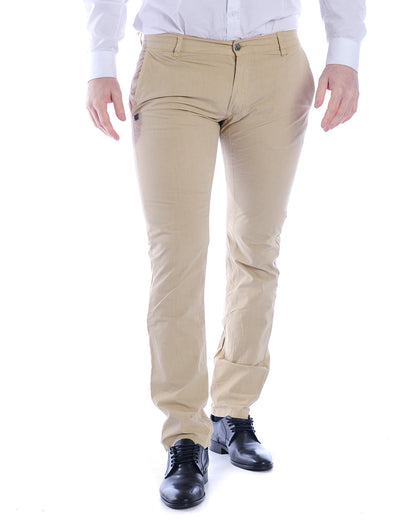 Pantaloni Beige Daniele Alessandrini - mem39