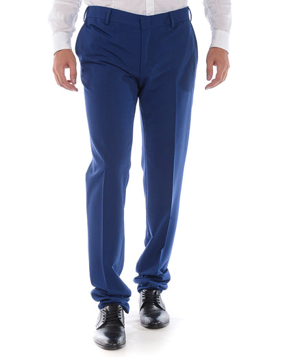 Pantaloni Daniele Alessandrini Blu Taglia M - mem39