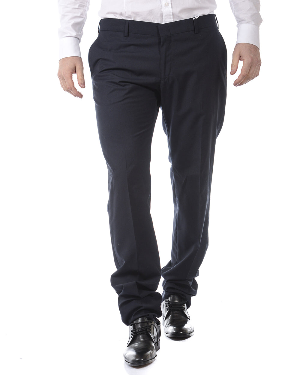 Pantaloni Daniele Alessandrini Blu 56 - mem39