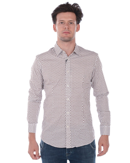 Camicia Beige Daniele Alessandrini - mem39