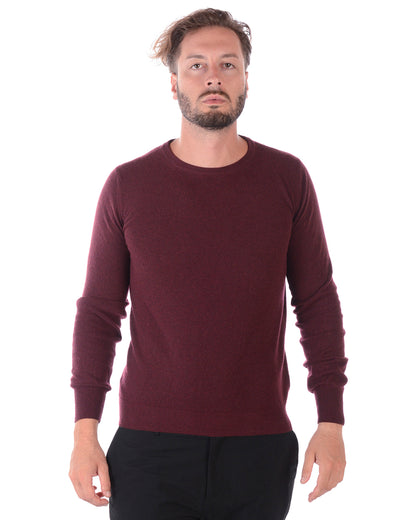 Maglia Bordeaux Lana e Cashmere by Daniele Alessandrini - mem39