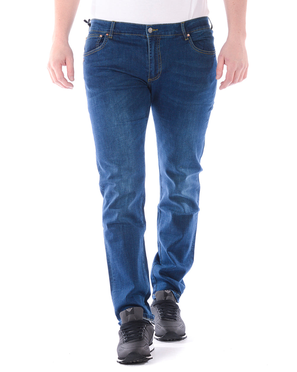 Jeans Daniele Alessandrini Denim Scuro M - mem39