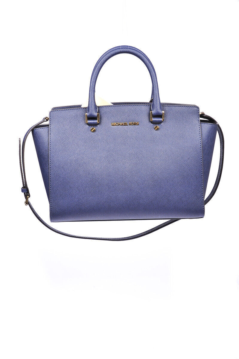 Borsa in Pelle Blu M con Tracolla Regolabile - Michael Kors - mem39