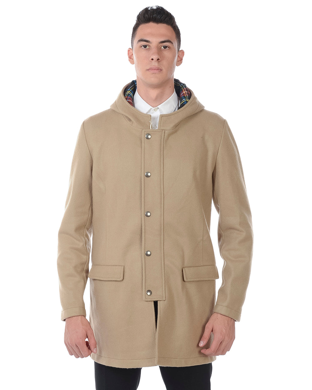 Cappotto Beige Daniele Alessandrini - mem39