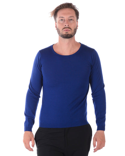 Maglia Daniele Alessandrini Blu A/I 52 - Stile Elegante - mem39