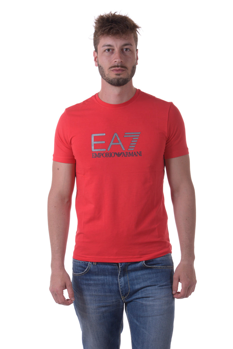 T-shirt Nero Cotone ed Elastan Emporio Armani EA7 - mem39