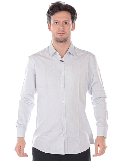 Camicia Cotone Azzurro Daniele Alessandrini - mem39