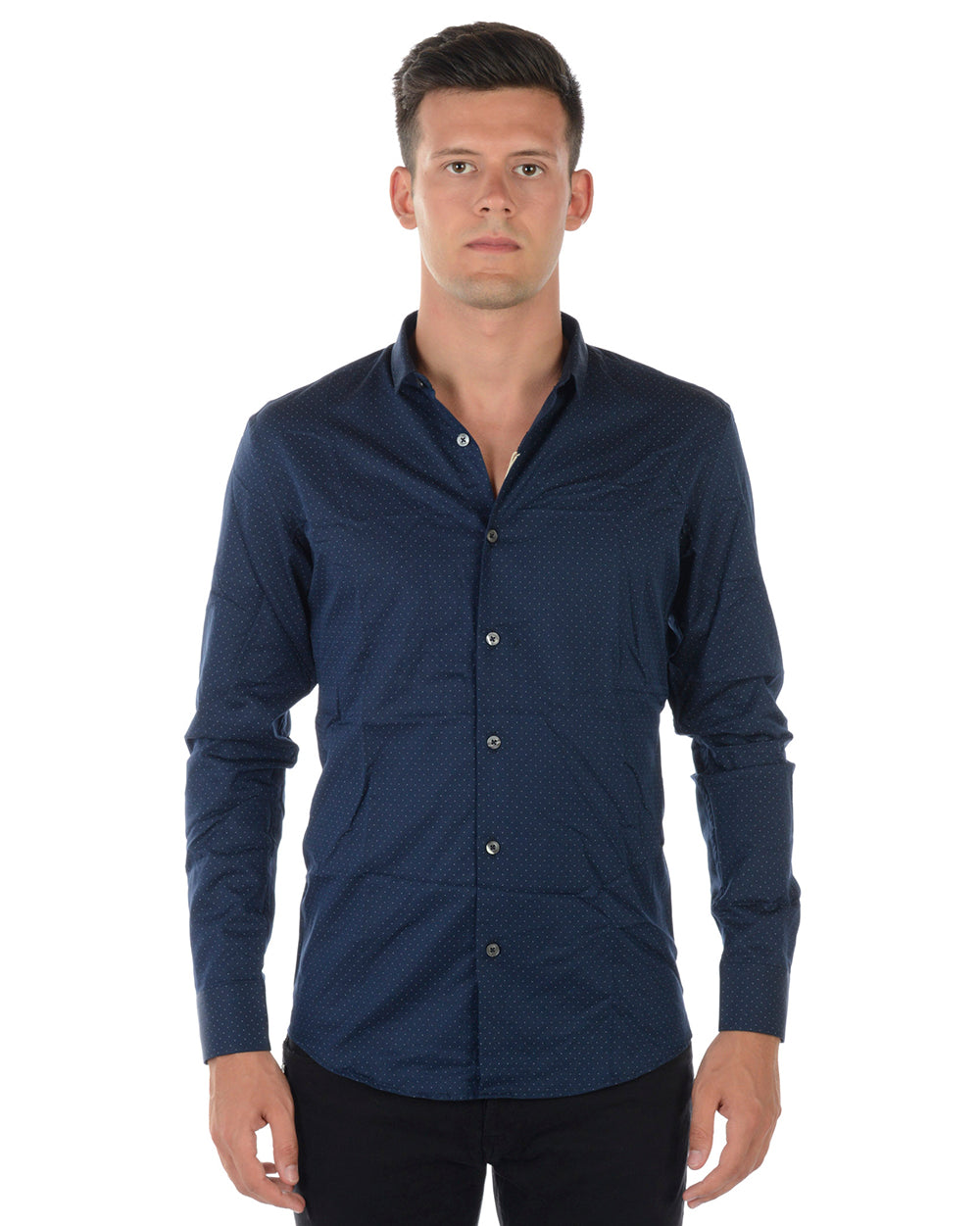 Camicia Celeste Daniele Alessandrini - mem39