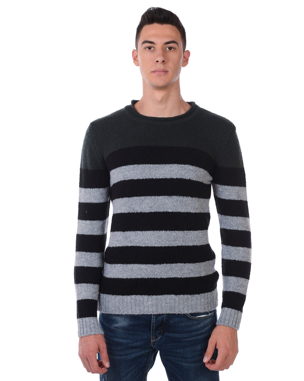 Maglione Nero Daniele Alessandrini A/I 52 - mem39