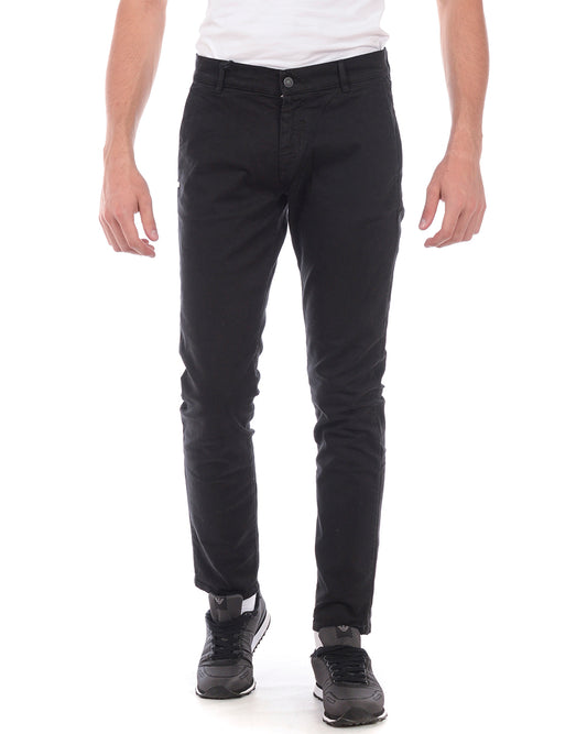 Pantaloni Nero Daniele Alessandrini M - mem39