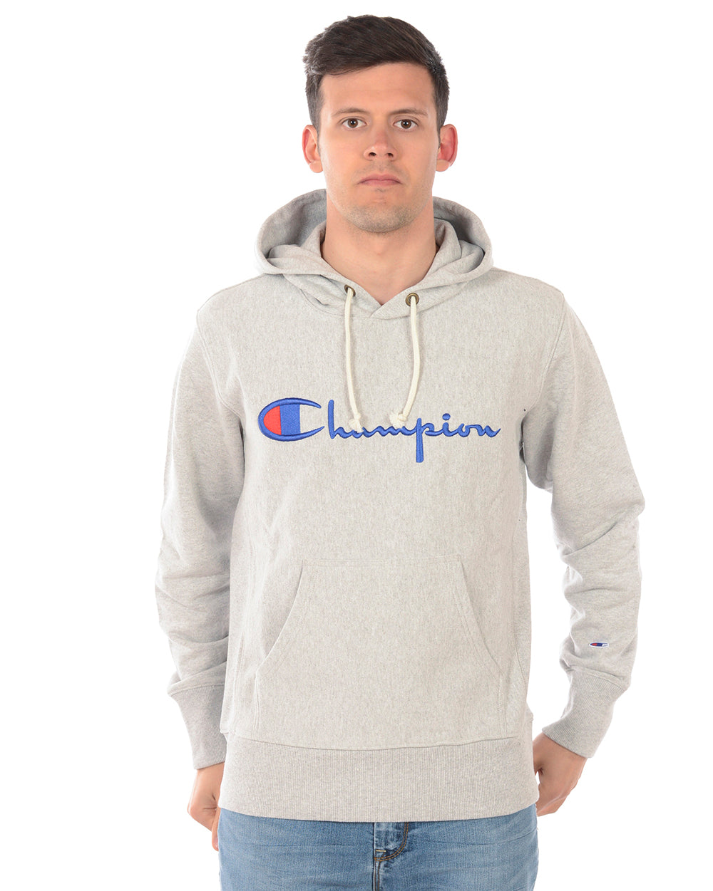 Felpa Champion Blu Senza Zip - mem39