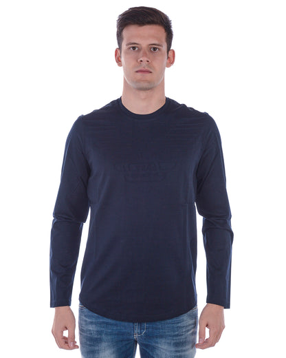 Maglia Manica Lunga Blu Emporio Armani - mem39