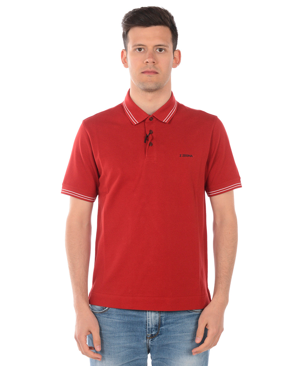 Polo Zegna XL Rosso - mem39