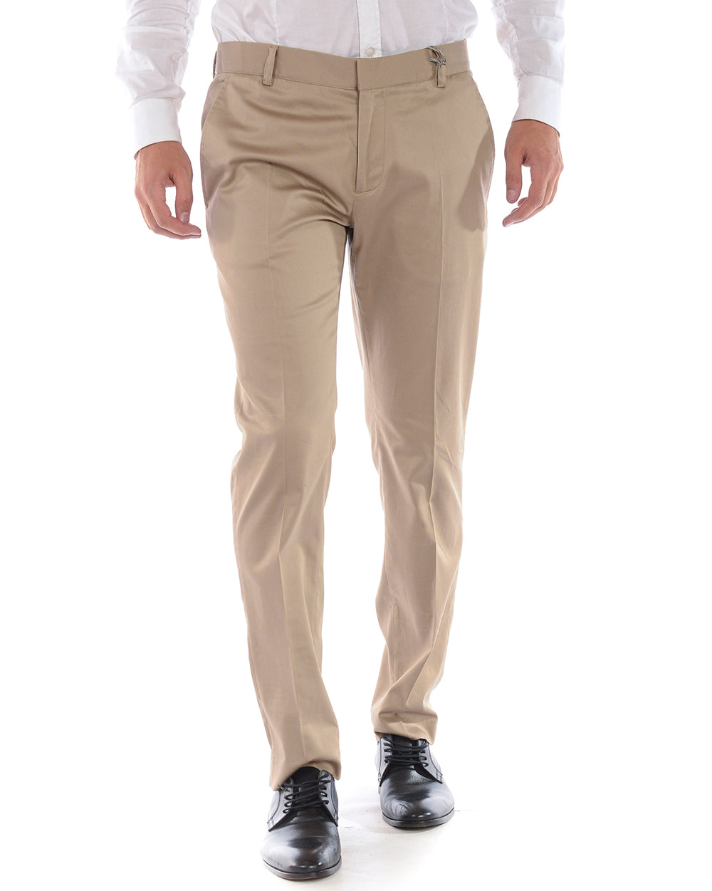 Pantaloni Beige Scuro Daniele Alessandrini - mem39