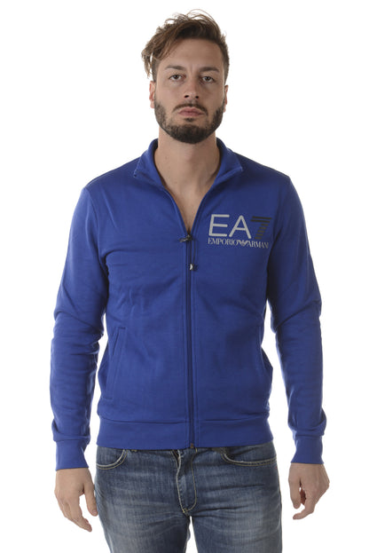 Felpa con Zip EA7 Blu Scuro - mem39