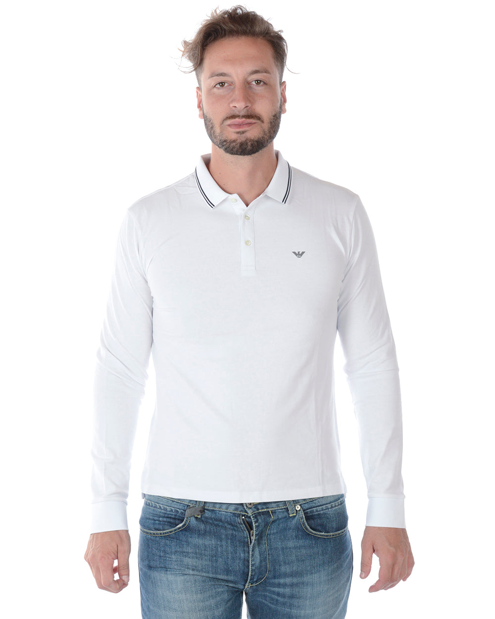 Polo Emporio Armani Bianco Elegante - mem39