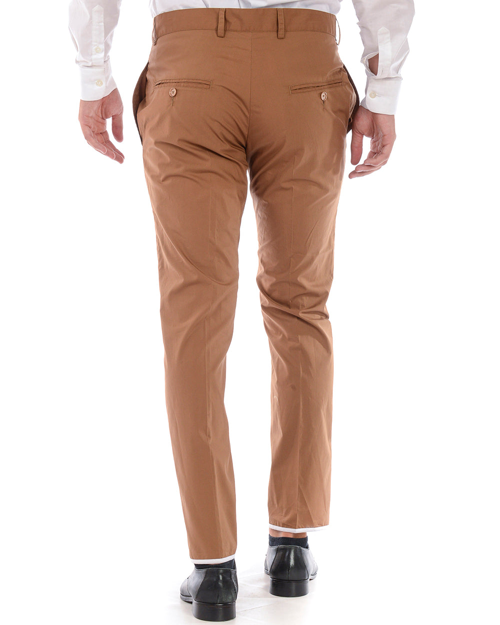 Pantaloni Daniele Alessandrini Blu Chiaro 48 - mem39