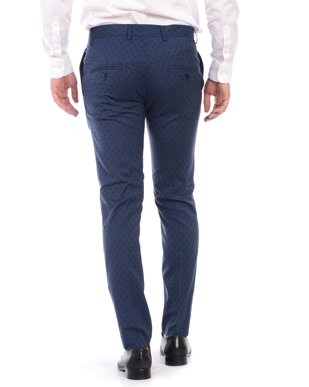 Pantaloni Blu Daniele Alessandrini Classic - mem39