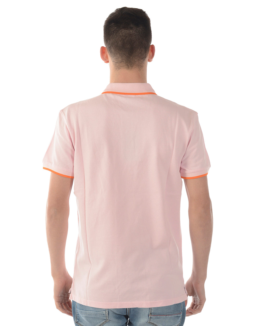 Polo Kenzo Rosa Arancione Ricamato XXXL - mem39