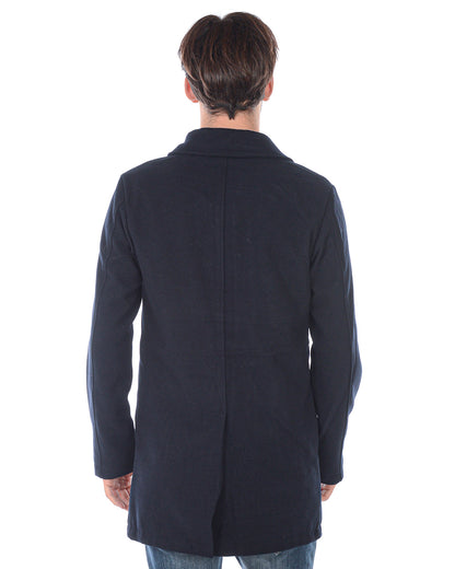 Cappotto Elegante Blu Daniele Alessandrini - mem39