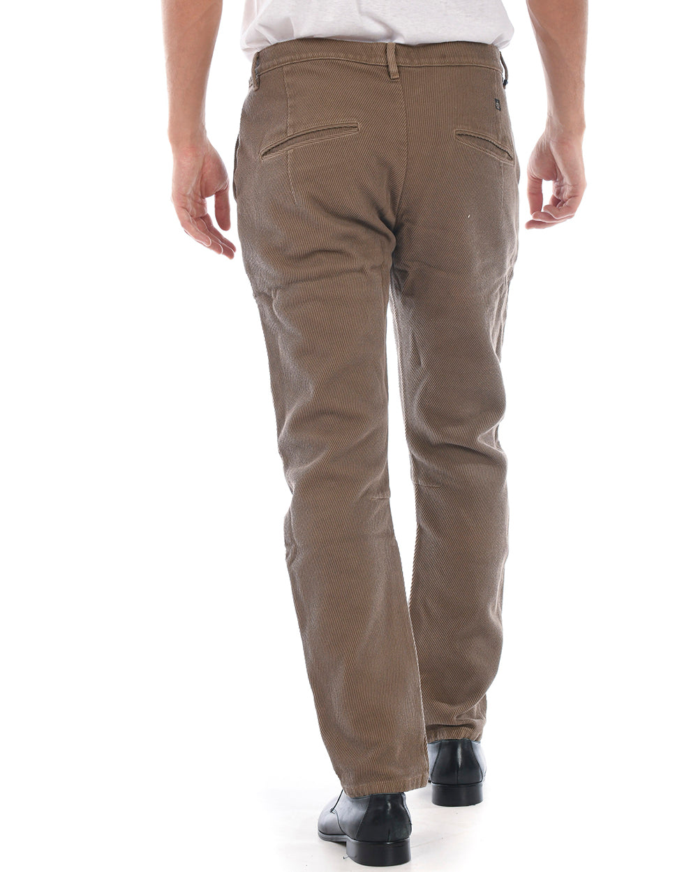 Pantaloni Beige Cotone ed Elastan by Daniele Alessandrini - mem39