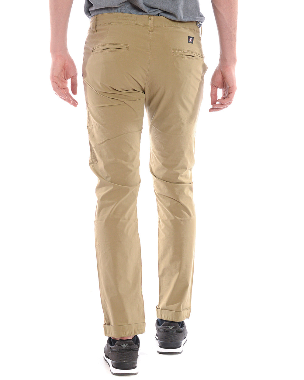 Pantaloni Beige Daniele Alessandrini - Taglia 31 - mem39