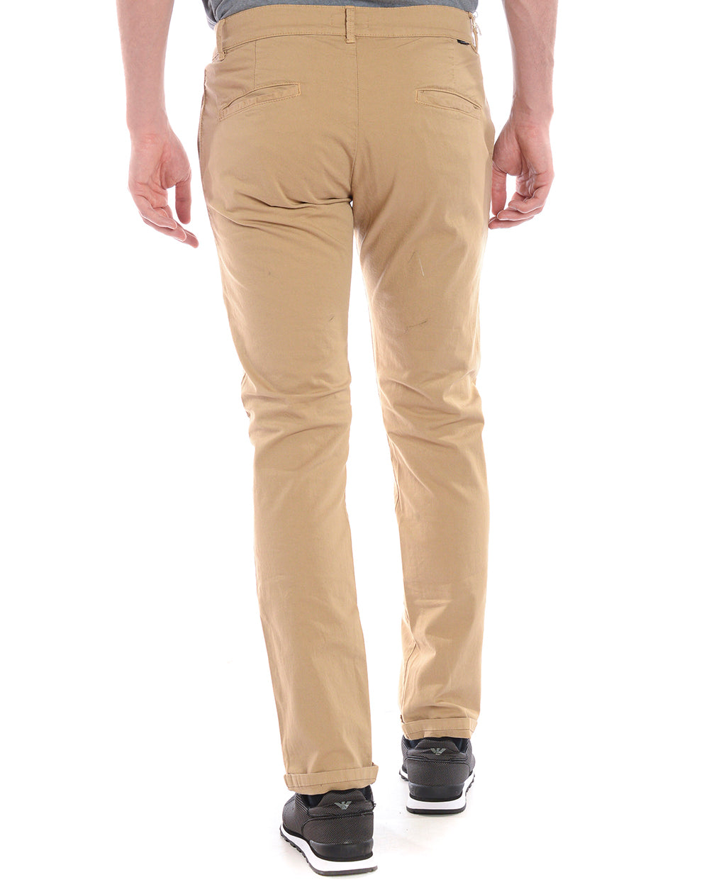 Pantaloni Daniele Alessandrini Beige Taglia 38 - mem39