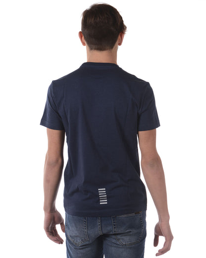 T-Shirt Emporio Armani EA7 Blu Elegante - mem39