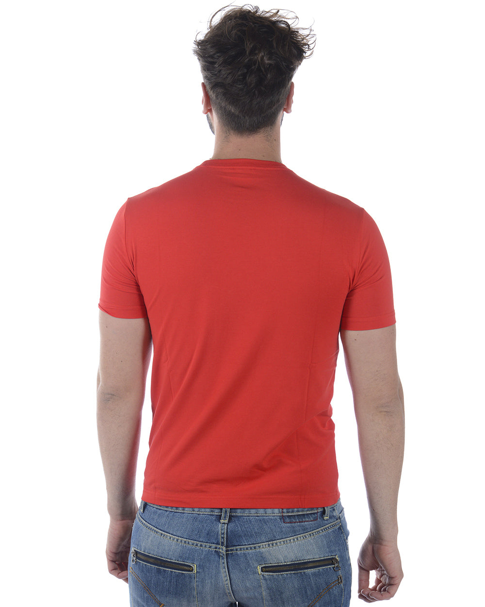 Maglietta T-shirt Rosso XL Emporio Armani EA7 - mem39