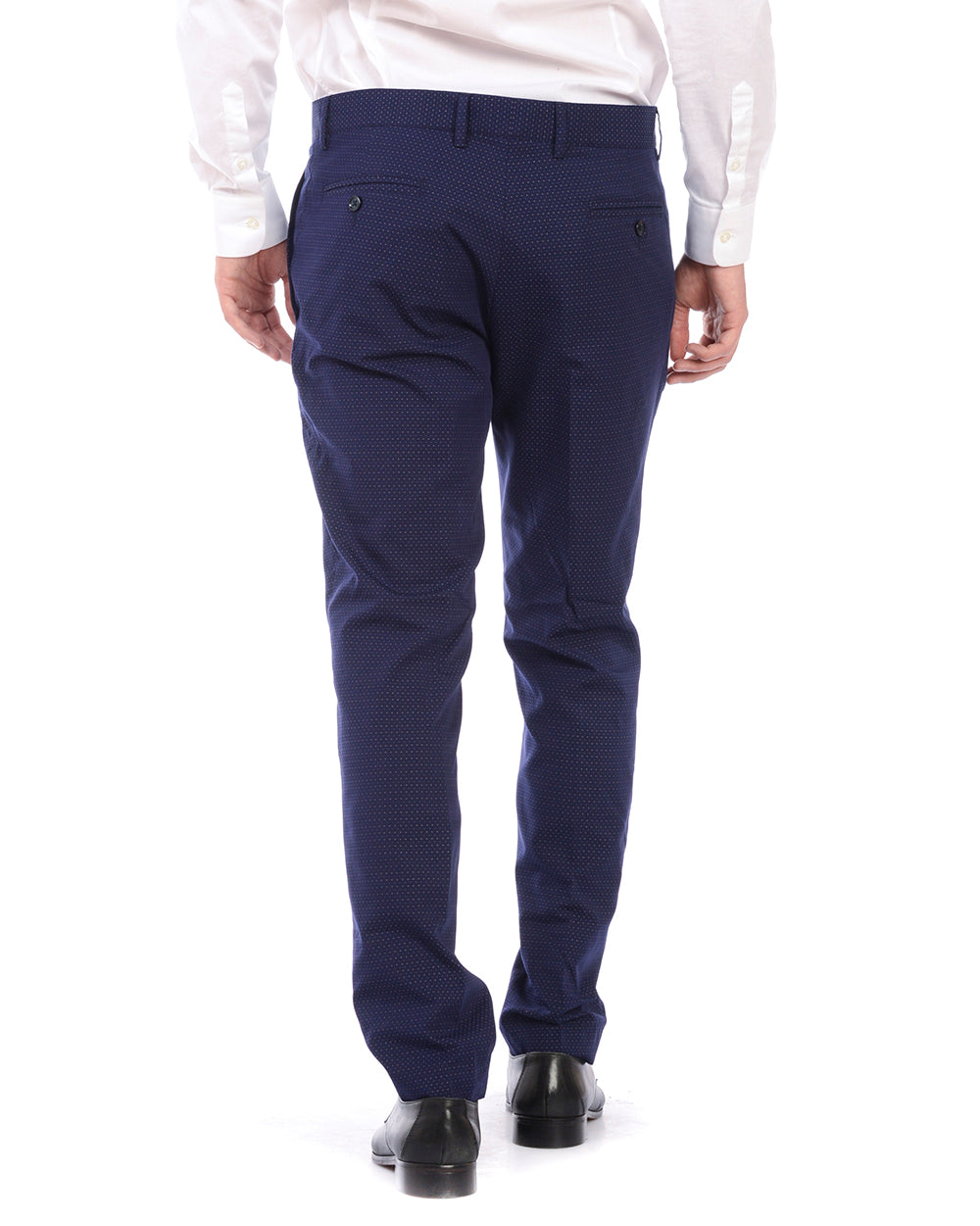 Pantaloni Blu Taglia 46 Daniele Alessandrini Elegante - mem39