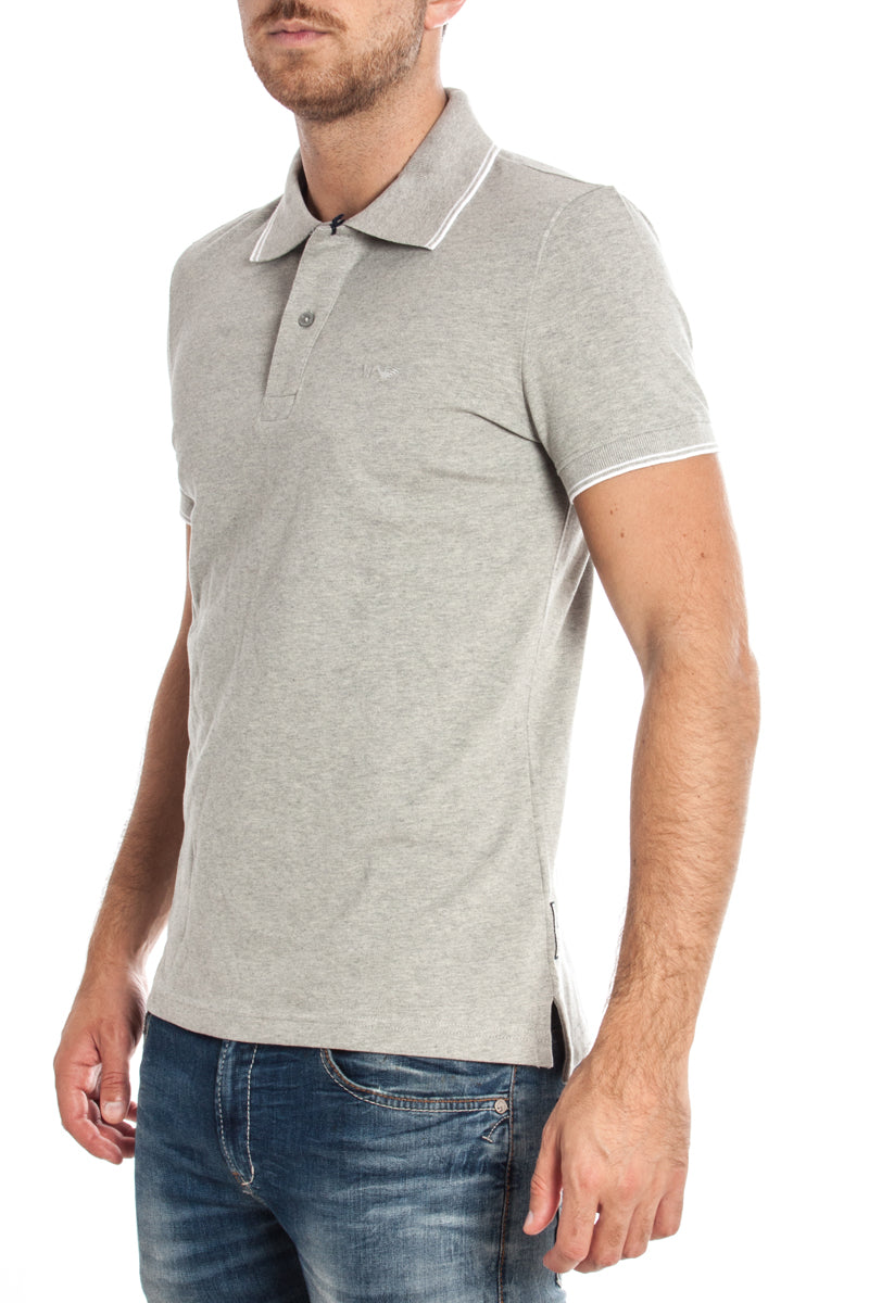 Polo Armani Jeans AJ Grigio Slim Fit - mem39