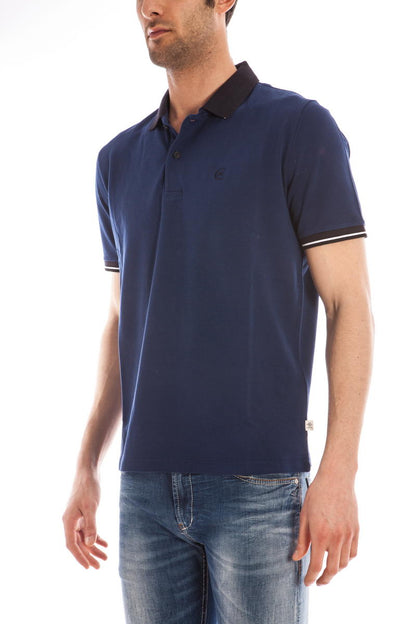 Polo Cerruti Blu 3XL con Colletto Staccabile - mem39