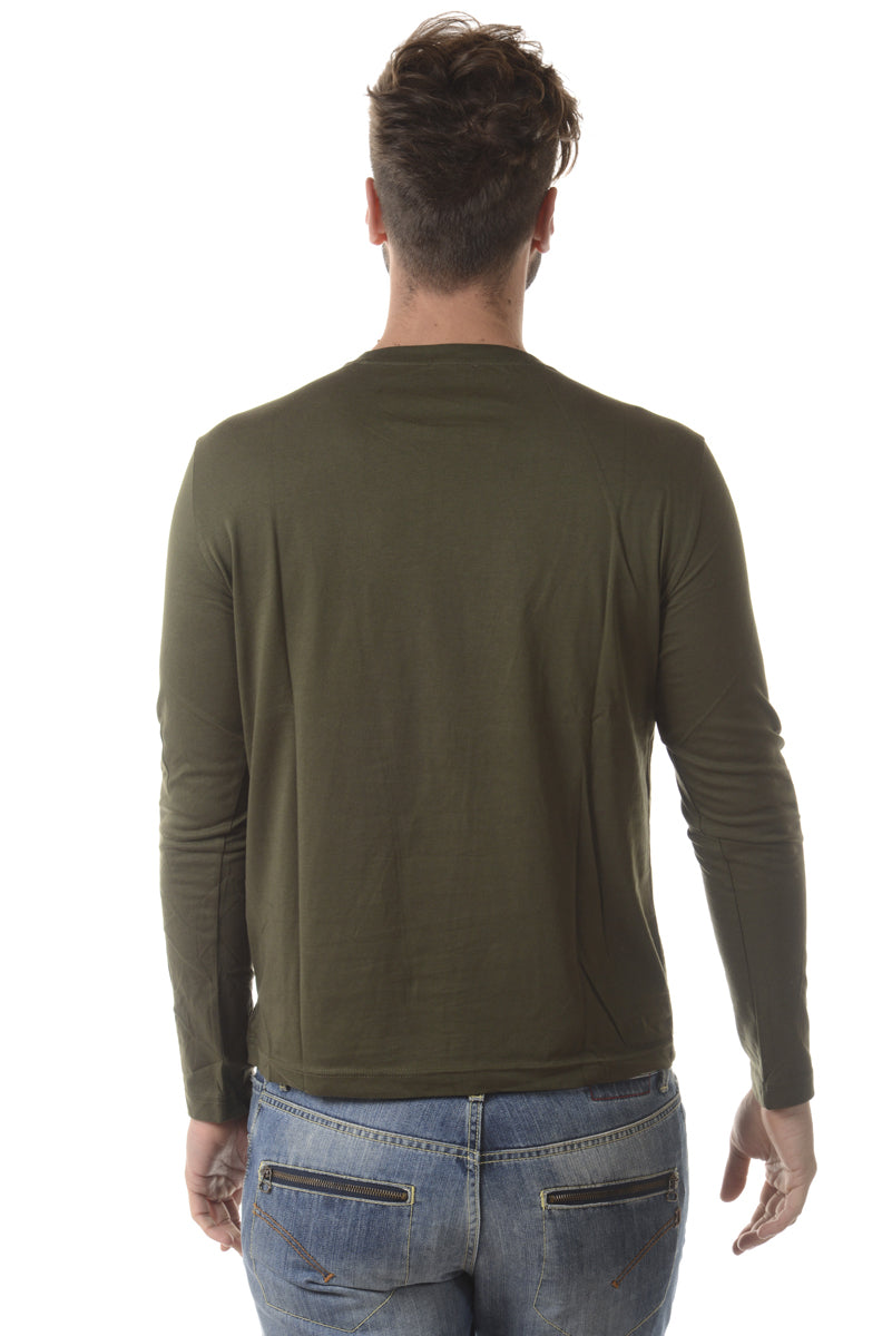 Maglia Verde Militare Manica Lunga EA7 - mem39