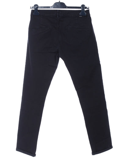 Pantaloni Daniele Alessandrini Blu Cotone Elastan - mem39